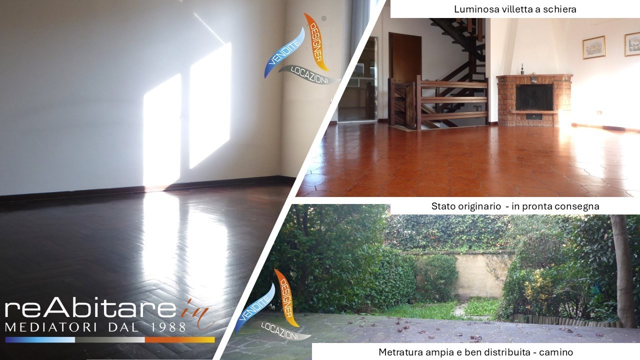 Villetta a schiera luminosa, funzionale e confortevole, con potenzialità di personalizzazione, ideale per la famiglia